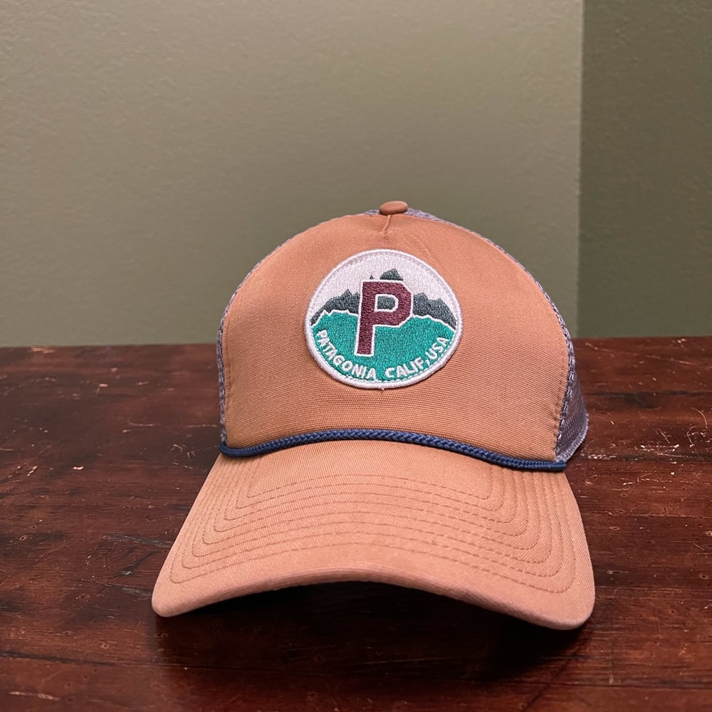 Patagonia Master Chief P Patch Trucker Hat MENS Adult Snapback Cap CA RARE! 2014
